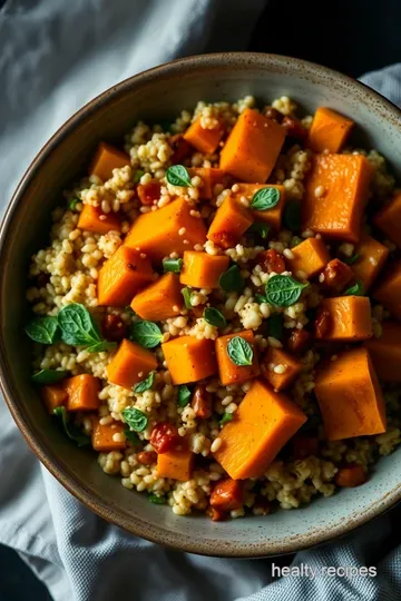 Nutritious Kabocha Squash Buddha Bowl: A Wholesome Autumn Delight presentation