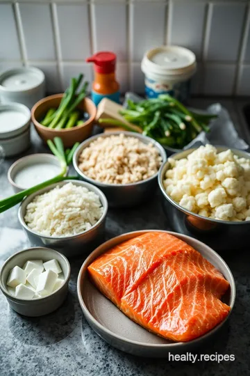 One-Pan Salmon and Rice: A Cozy Family Favorite ingredients