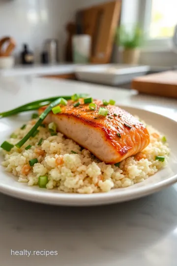 One-Pan Salmon and Rice: A Cozy Family Favorite steps