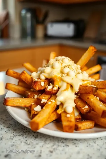 Oven Baked Fries with Cheesy Boba Delight steps