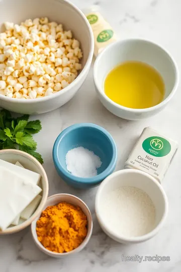 Healthy Homemade Popcorn for Lupus-Friendly Snacking ingredients