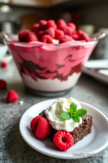 Raspberry Chocolate Delight steps