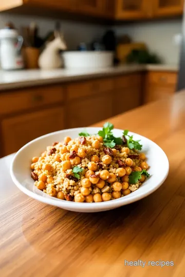 Quinoa & Chickpea Power Bowl steps