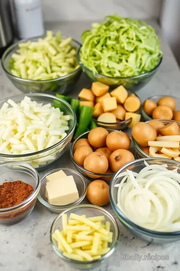 Savory Cabbage and Potato Casserole ingredients