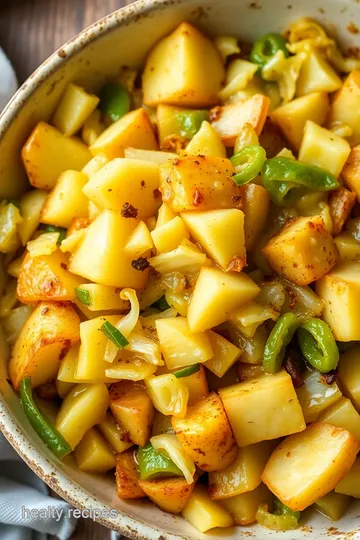 Savory Cabbage and Potato Casserole presentation