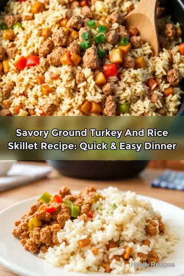 Savory Ground Turkey and Rice Skillet Recipe: Quick & Easy Dinner
