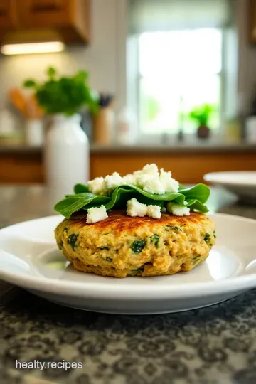 Savory Spinach & Feta Turkey Burgers steps