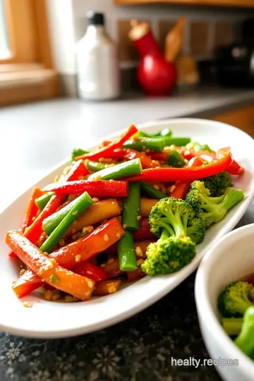 Ginger-Soy Glazed Stir-Fried Vegetables steps