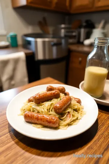 Hearty Coal Miner’s Sauerkraut and Sausage steps