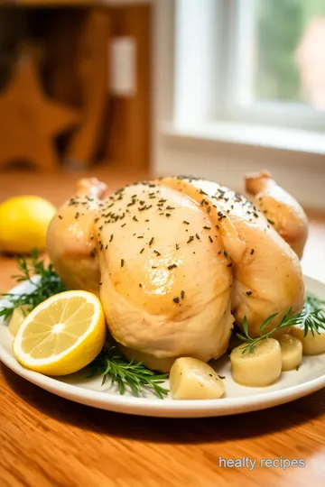 Small Chicken: The Ultimate Herb-Roasted Garlic Lemon Delight! steps