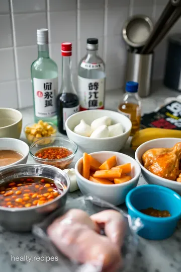 Soju-Infused Korean Chicken Wings ingredients