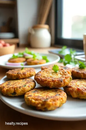 Spiced Chickpea Fritters (Falafel) steps