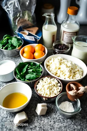 Spinach and Feta Egg Muffins: A Savory Start to Your Day ingredients