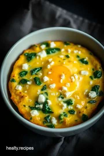 Spinach and Feta Egg Muffins: A Savory Start to Your Day presentation