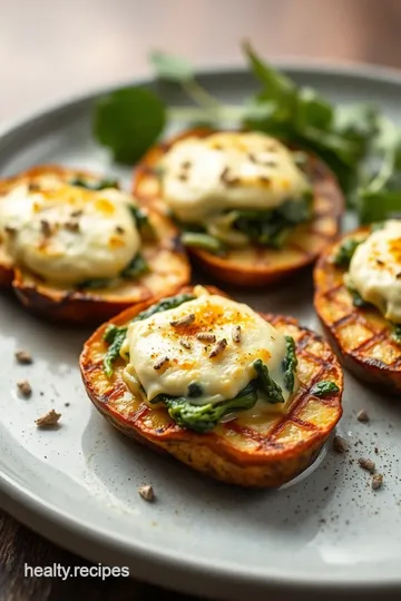 Grilled Spinach Artichoke Cheese Delight presentation