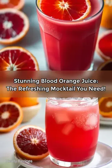 Stunning Blood Orange Juice: The Refreshing Mocktail You Need!