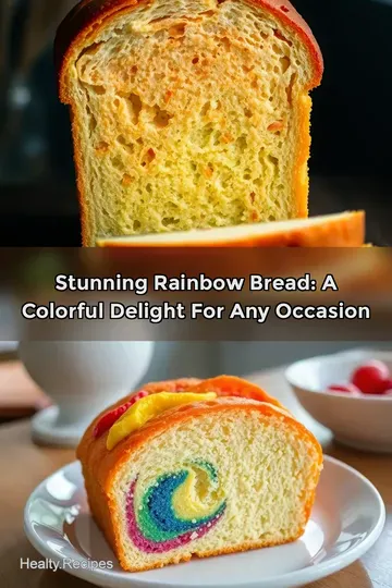 Stunning Rainbow Bread: A Colorful Delight for Any Occasion