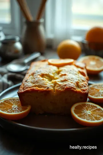 Sunny Citrus Fruit Bread: A Burst of Flavor in Every Slice! presentation