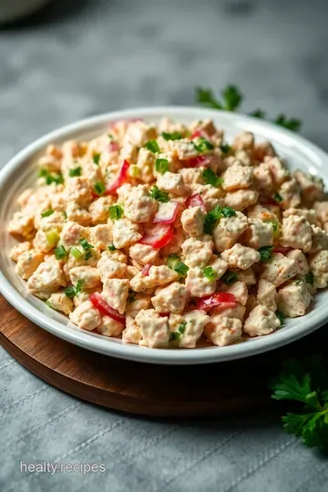 Sunny & Savory Tuna Salad Delight presentation