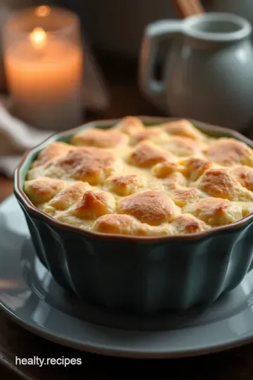 Sweet Tea Biscuit Pudding presentation