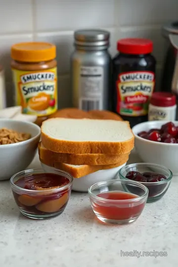 The Ultimate Smucker' s Peanut Butter and Jelly Sandwich ingredients