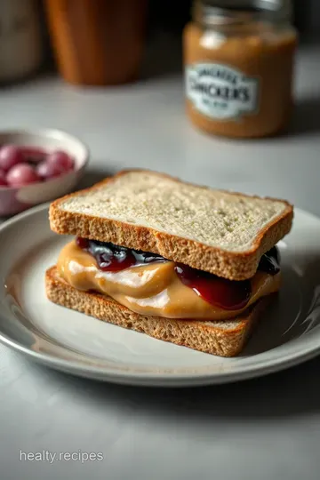 The Ultimate Smucker' s Peanut Butter and Jelly Sandwich presentation