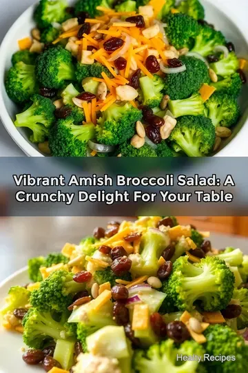 Vibrant Amish Broccoli Salad: A Crunchy Delight for Your Table