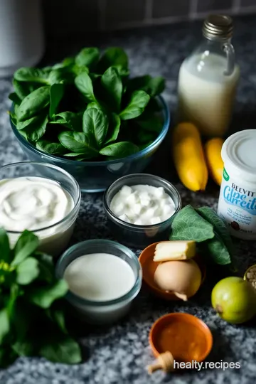 Vibrant Green Smoothie Bliss ingredients