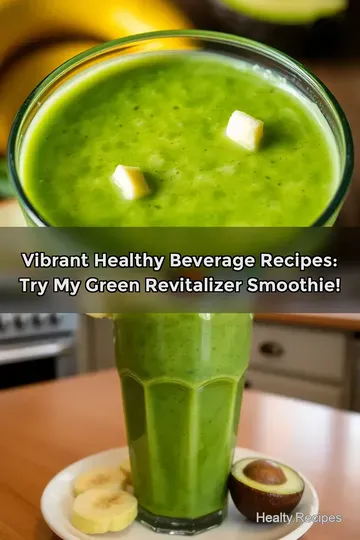 Vibrant Healthy Beverage Recipes: Try My Green Revitalizer Smoothie!