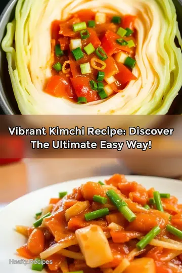 Vibrant Kimchi Recipe: Discover the Ultimate Easy Way!