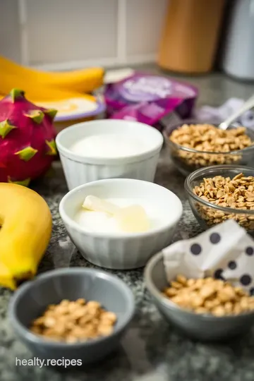 Vibrant Pitaya Bowl: A Tropical Breakfast Delight ingredients