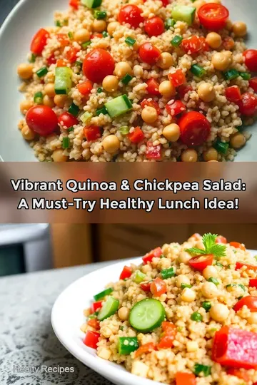 Vibrant Quinoa & Chickpea Salad: A Must-Try Healthy Lunch Idea!