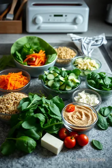 Vibrant Spinach Wraps: A Wholesome Delight ingredients