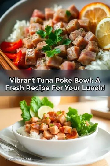 Vibrant Tuna Poke Bowl: A Fresh Recipe for Your Lunch!