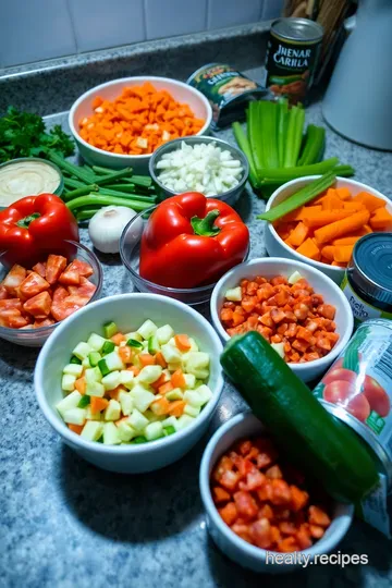 Weight Watchers Vegetable Soup ingredients