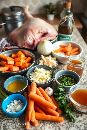 Whole Buffalo Tongue: Savory Braised Delight ingredients