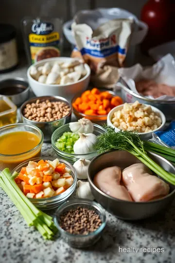 Wholesome Chicken Bean Soup: A Cozy Classic ingredients
