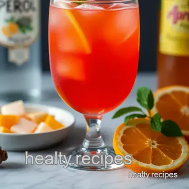Refreshing Aperol Spritz: Discover the Calories in This Italian Classic Recipe Card