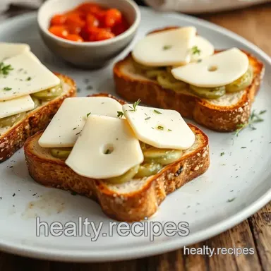 How to Make Amazing Toast Artichoke Provolone Sandwiches Recipe Card