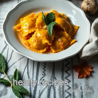 Butternut Squash Ravioli with Sage: My Cozy Autumn Recipe Recipe Card
