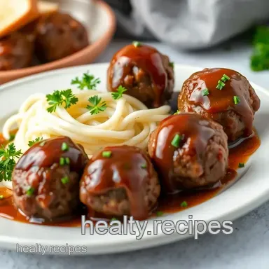 Baked Keto Meatballs presentation