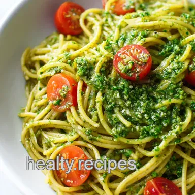 Bright & Bold Pesto Pasta: My Weeknight Secret! Recipe Card