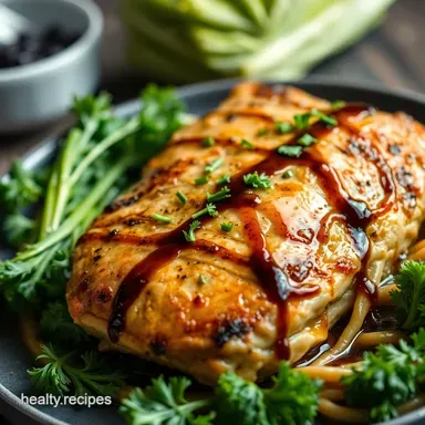 Easy Cabbage Steak Recipe: Balsamic Glazed Goodness! Recipe Card