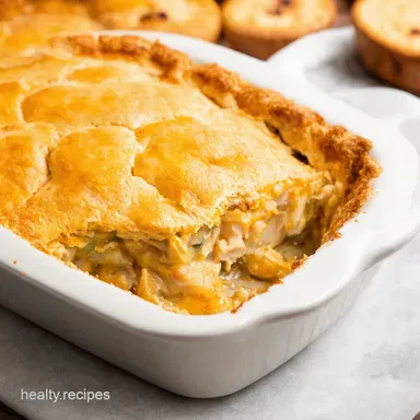 Chicken Pot Pie Casserole Easy Casserole Dinner Ideas Recipe Card
