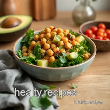 How to Make a Quick Chickpea Avocado Salad: My Easy Recipe to Savory Bliss! Recipe Card