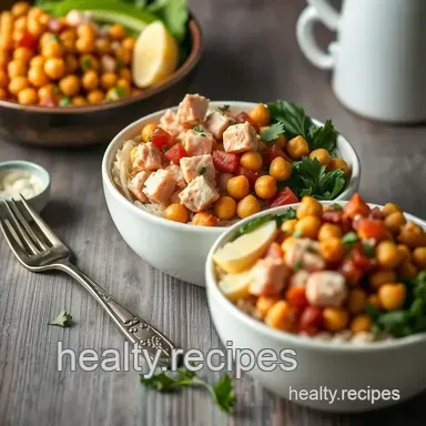 Ultimate Chickpea & Tuna Power Bowls: 5 Delicious Meal Prep Ideas Recipe Card