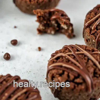 Chocolate-Drizzled Rice Cake Dreams presentation