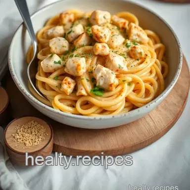 How to Make One-Pot Creamy Chicken Pasta Delight: An Easy Family Favorite Recipe Card
