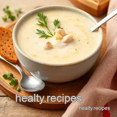 How to Make My Grandma’s Easy Creamy Chicken Artichoke Soup Recipe Card