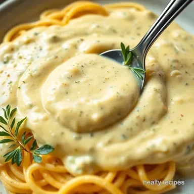 Dreamy Gorgonzola Sauce Recipe - Ready in 15 Minutes! Recipe Card